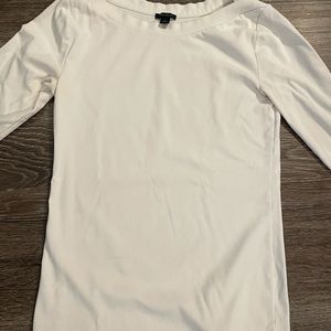 Ann Taylor Boatneck Long Sleeved T Shirt